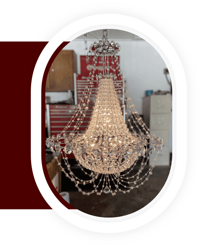 Beautiful Interior Diamond Designed Chandelier